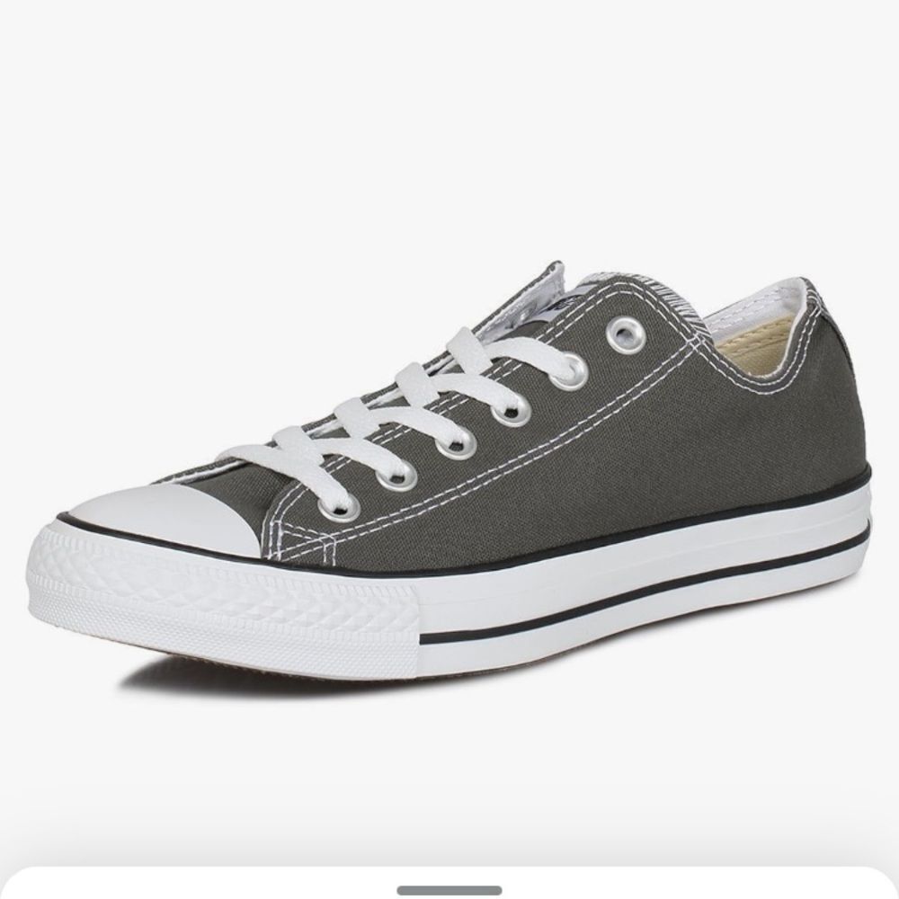 Converse Chuck Taylor Charcoal Canvas Low Top Sneakers Unisex W6/M4